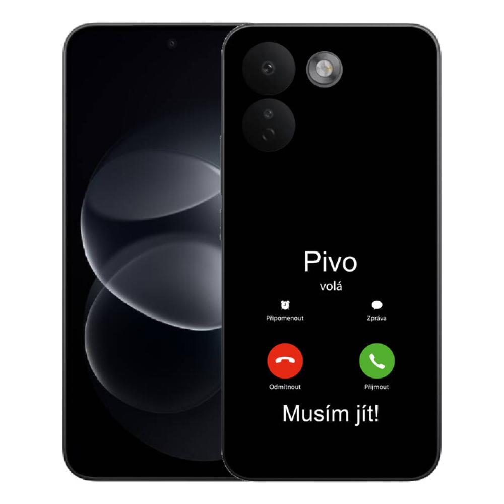 mmCase gél tok a Xiaomi Redmi Note 17 Pro Max 5G-hez – sörszínű, fekete háttérrel