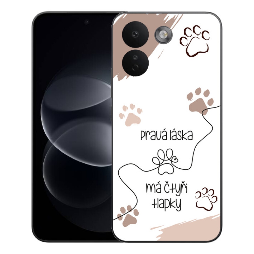 mmCase géltok a Xiaomi Redmi Note 17 Pro Max 5G-hez – kutyás motívum, 1 db, fehér háttérrel