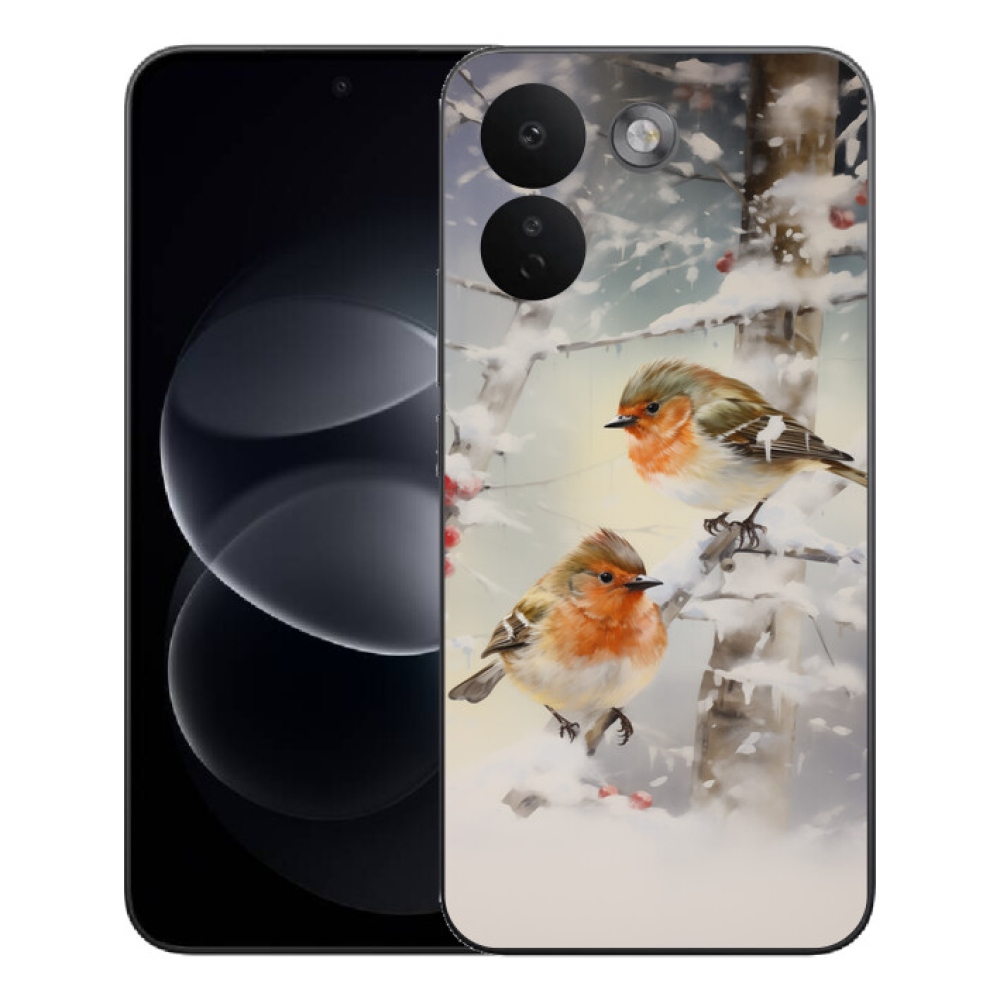mmCase géltok a Xiaomi Redmi Note 17 Pro Max 5G-hez – madarak télen