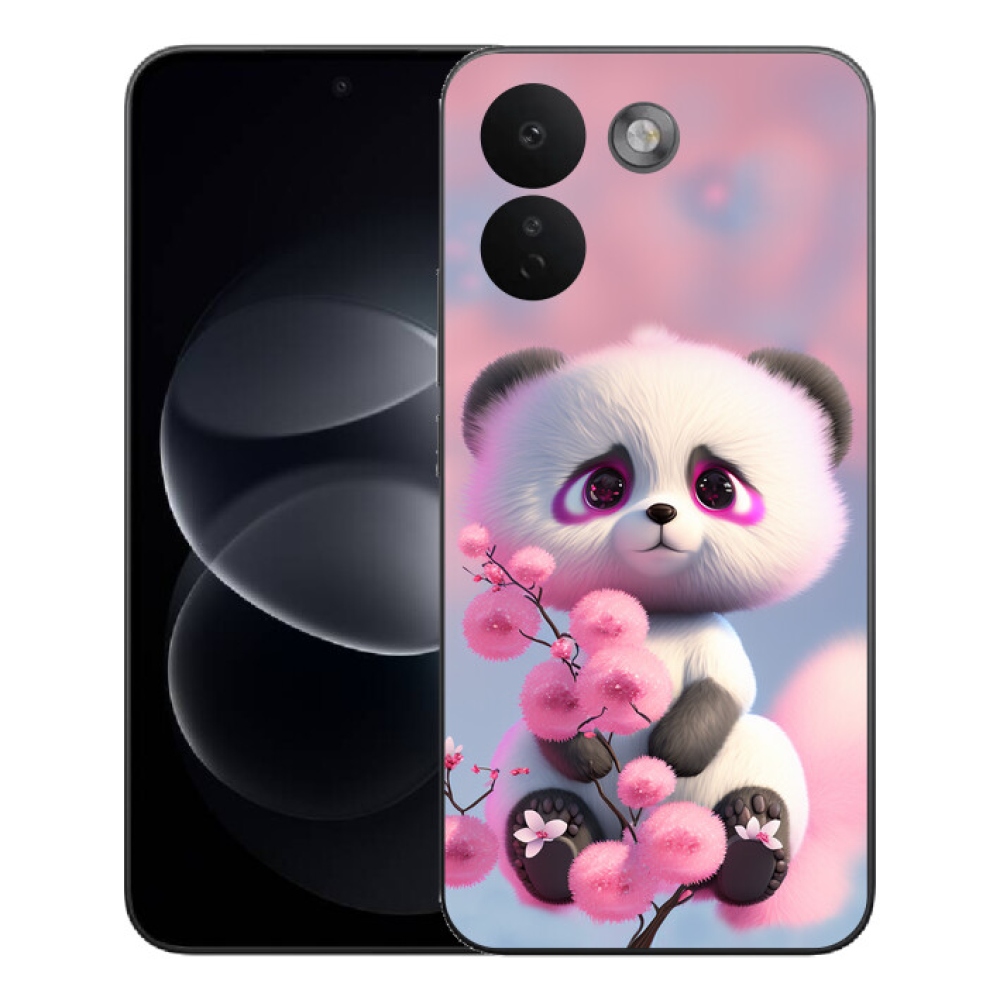 mmCase gél tok a Xiaomi Redmi Note 17 Pro Max 5G-hez – aranyos panda 1