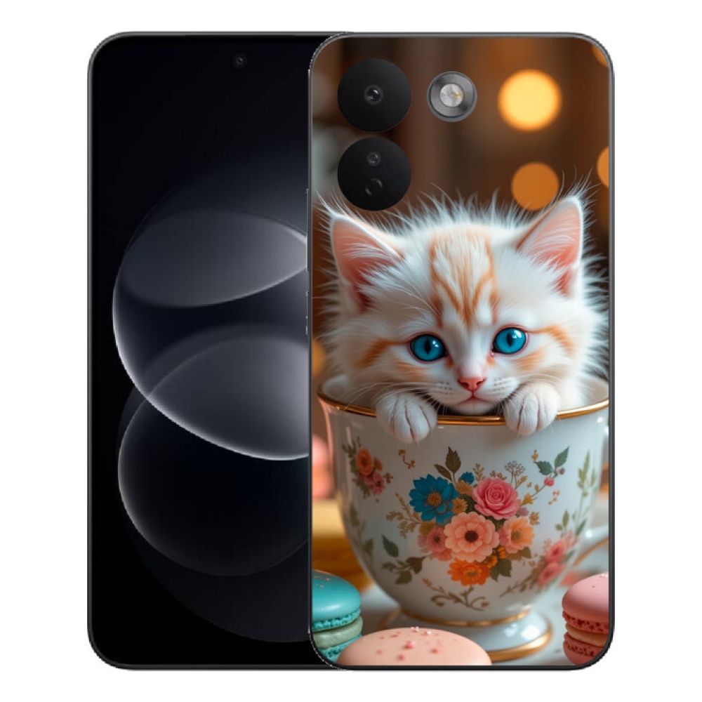 mmCase gél tok a Xiaomi Redmi Note 17 Pro Max 5G-hez – aranyos cica 6