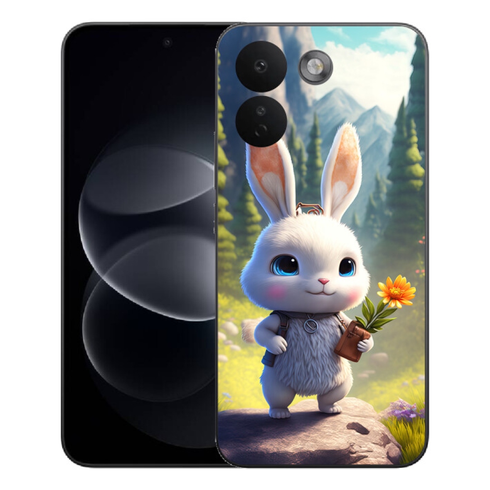 mmCase gél tok a Xiaomi Redmi Note 17 Pro Max 5G-hez – aranyos nyuszi
