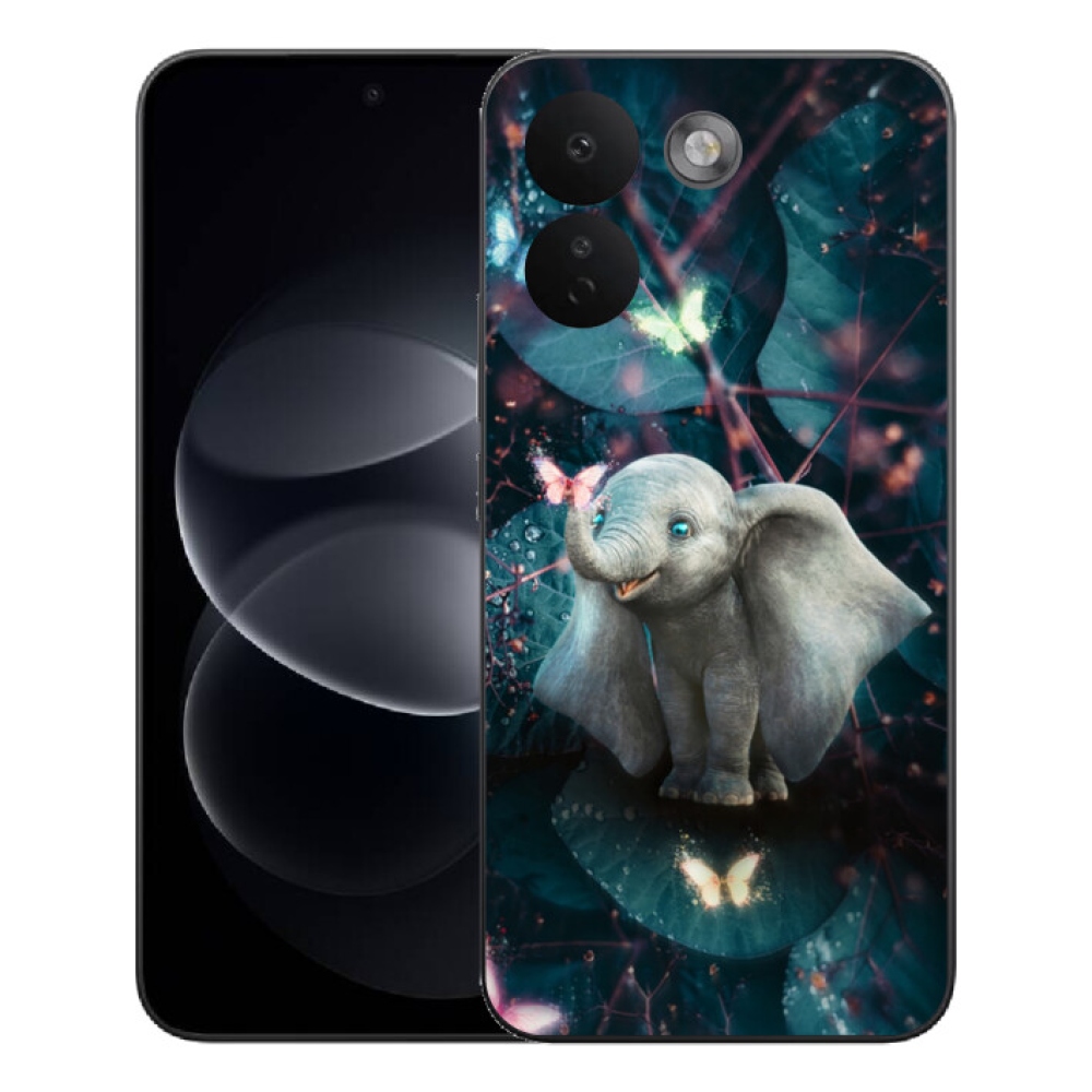 mmCase gél tok a Xiaomi Redmi Note 17 Pro Max 5G-hez – aranyos elefánt