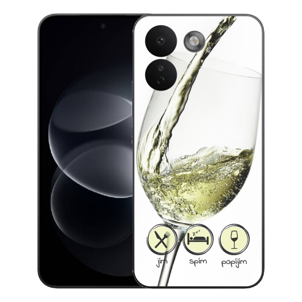 mmCase gél tok a Xiaomi Redmi Note 17 Pro Max 5G-hez – fehérboros pohár