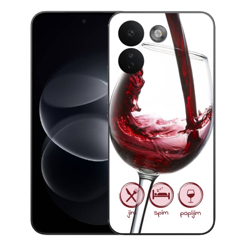 mmCase gél tok a Xiaomi Redmi Note 17 Pro Max 5G-hez – vörösboros pohár