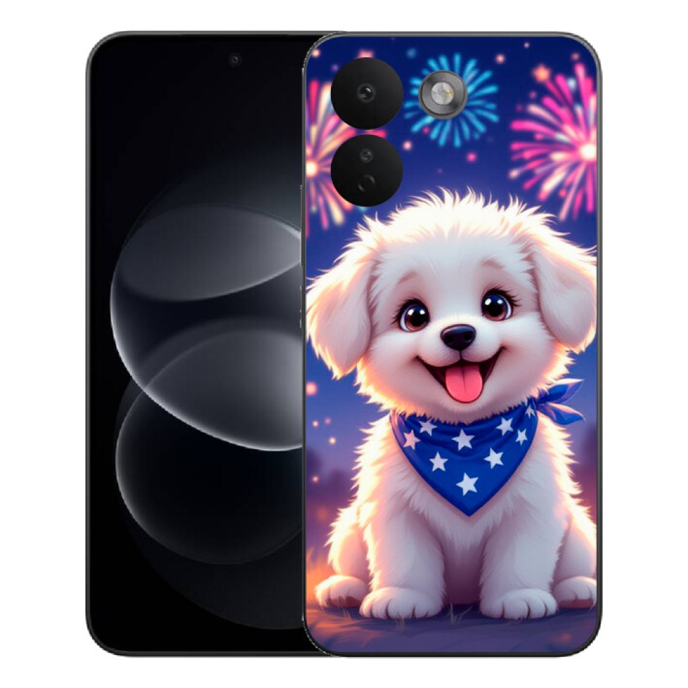 mmCase gél tok a Xiaomi Redmi Note 17 Pro Max 5G-hez – ünnepi kiskutya