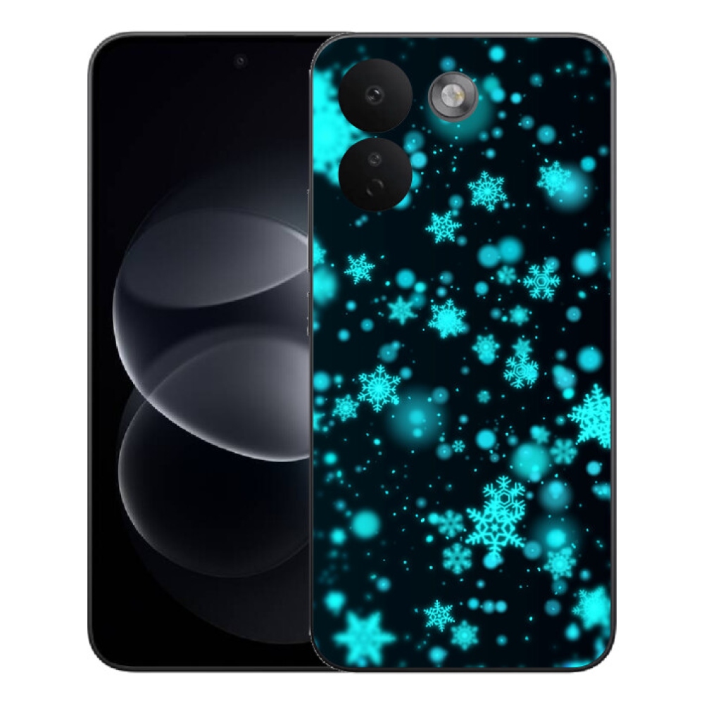 mmCase gél tok a Xiaomi Redmi Note 17 Pro Max 5G-hez – hópelyhek 1