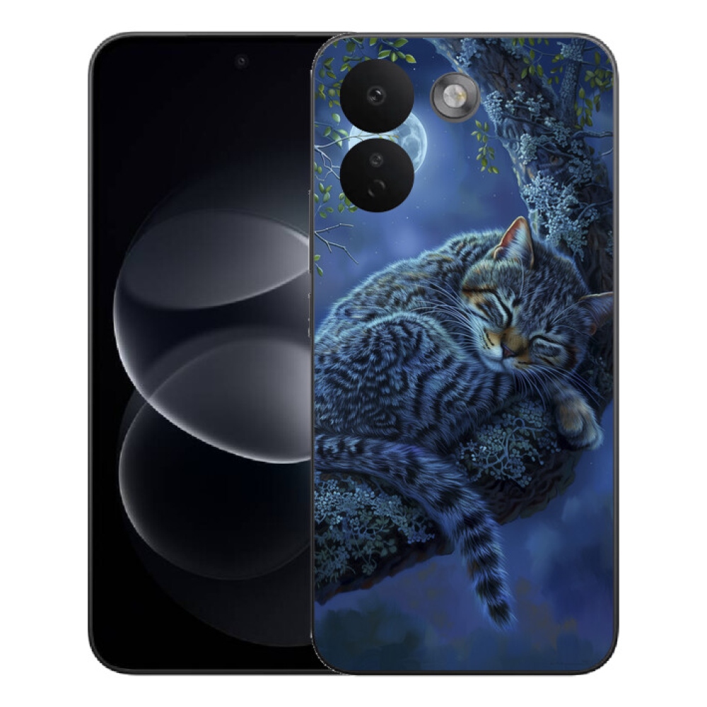 mmCase gél tok a Xiaomi Redmi Note 17 Pro Max 5G-hez – alvó macska