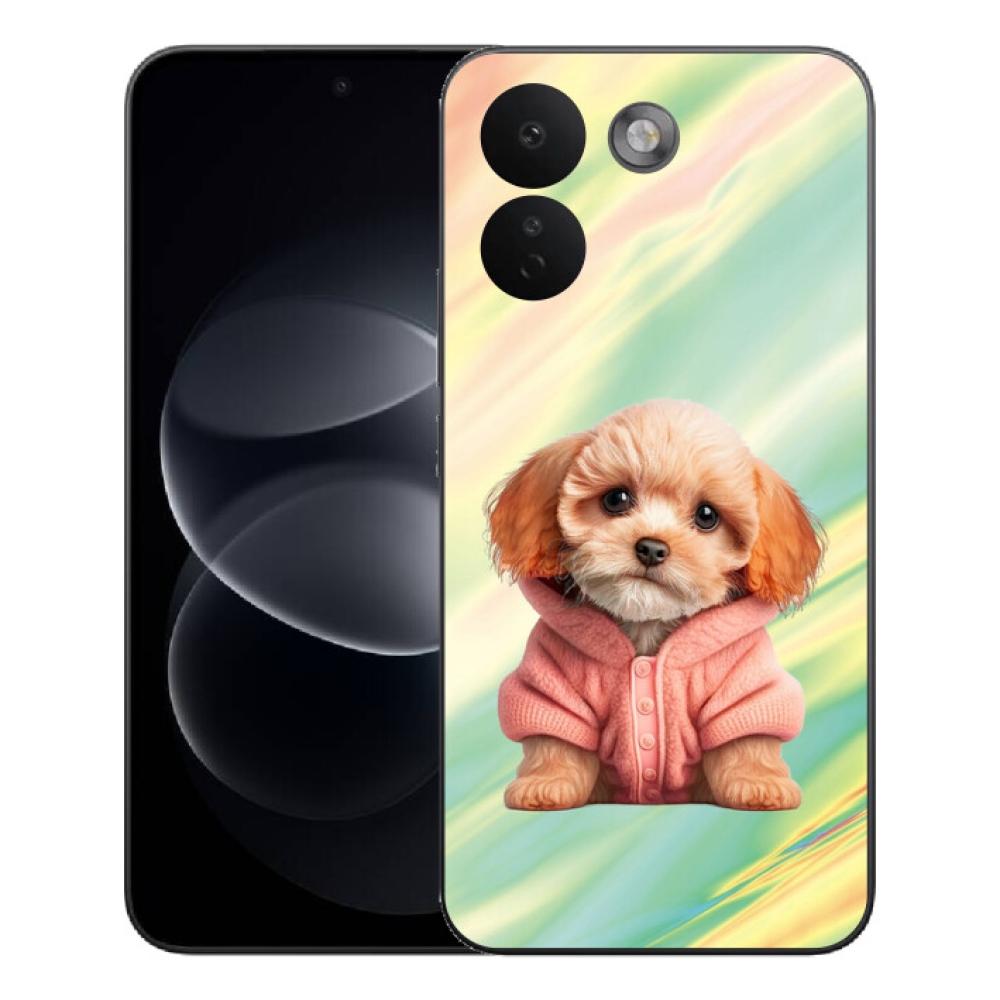 mmCase géltok a Xiaomi Redmi Note 17 Pro Max 5G-hez – pulóveres kiskutya