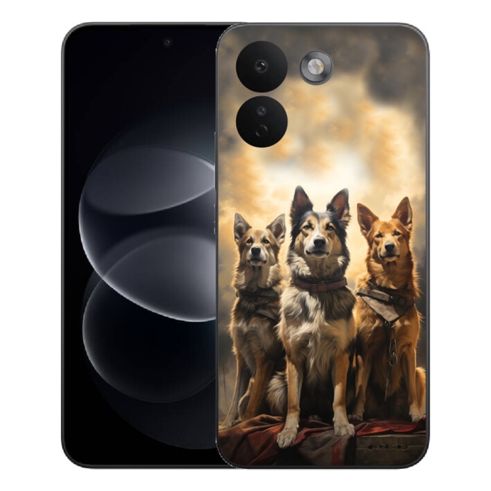 mmCase géltok a Xiaomi Redmi Note 17 Pro Max 5G-hez – három kutya
