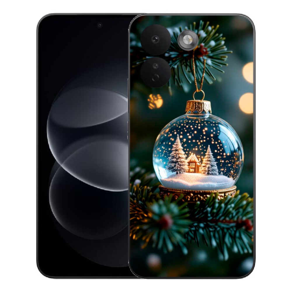mmCase gél tok a Xiaomi Redmi Note 17 Pro Max 5G-hez – karácsonyi gömb 2