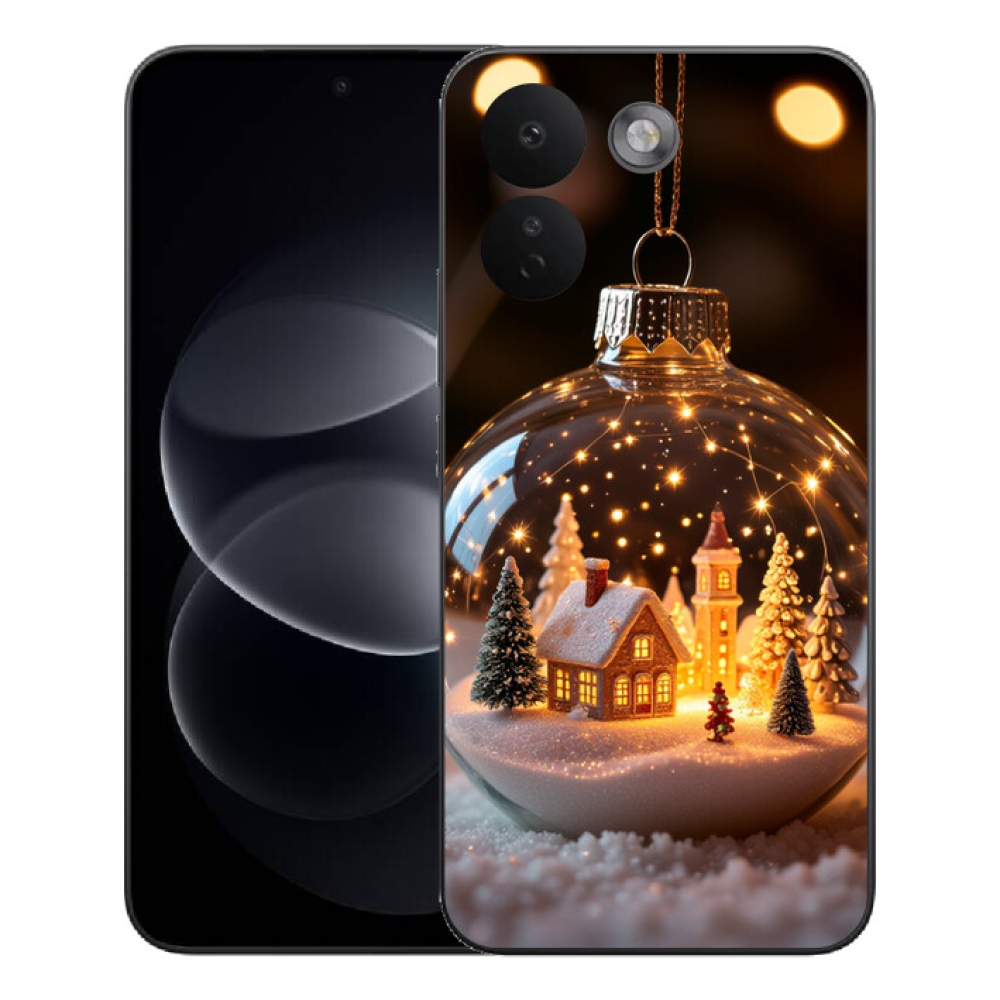 mmCase gél tok a Xiaomi Redmi Note 17 Pro Max 5G-hez – karácsonyi gömb 3