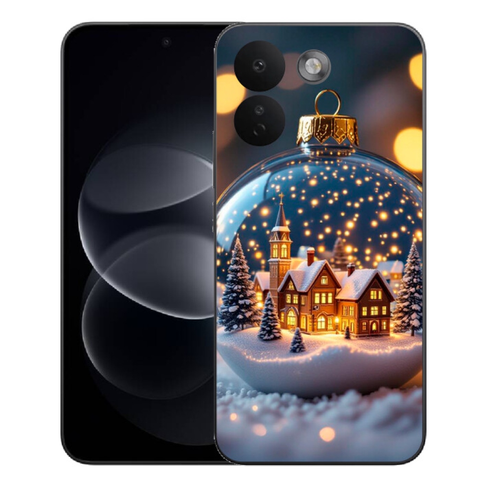 mmCase gél tok a Xiaomi Redmi Note 17 Pro Max 5G-hez – karácsonyi gömb 4