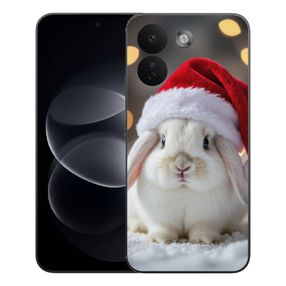 mmCase géltok a Xiaomi Redmi Note 17 Pro Max 5G-hez – karácsonyi nyuszi