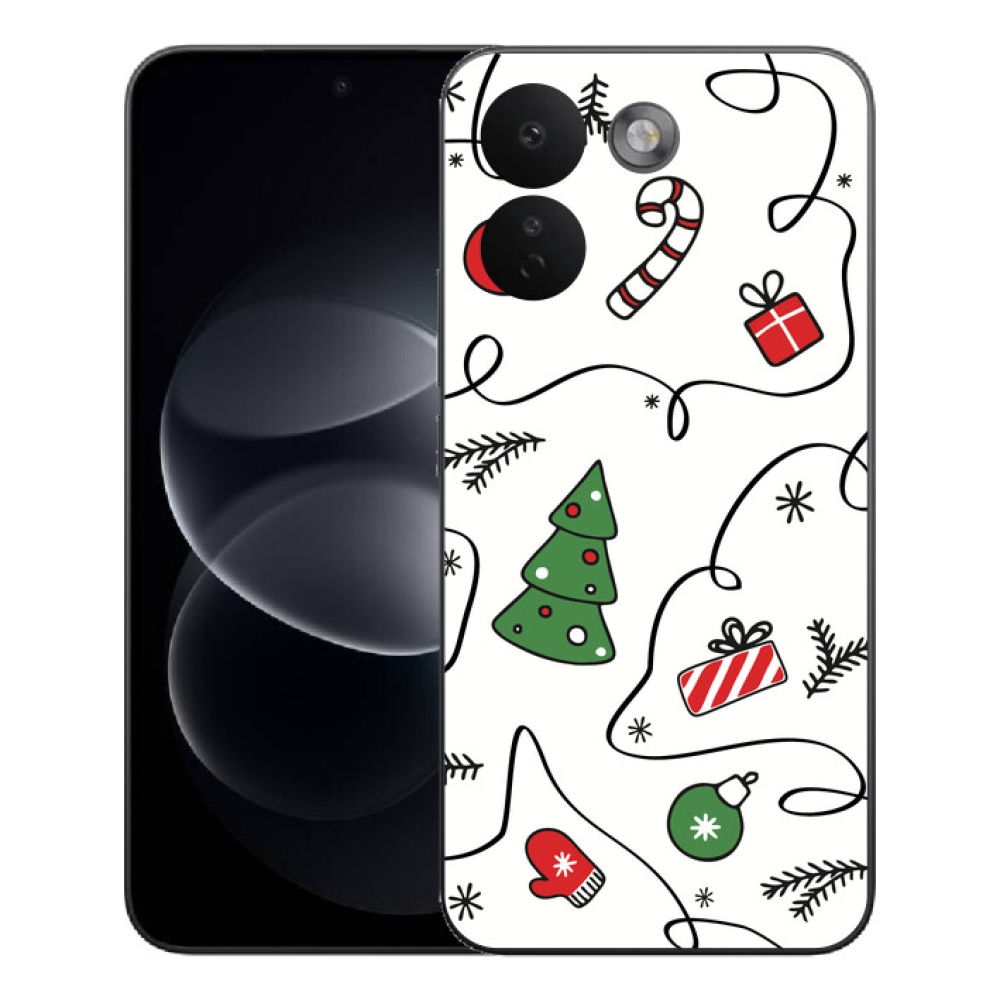 mmCase géltok a Xiaomi Redmi Note 17 Pro Max 5G-hez – karácsonyi motívumokkal