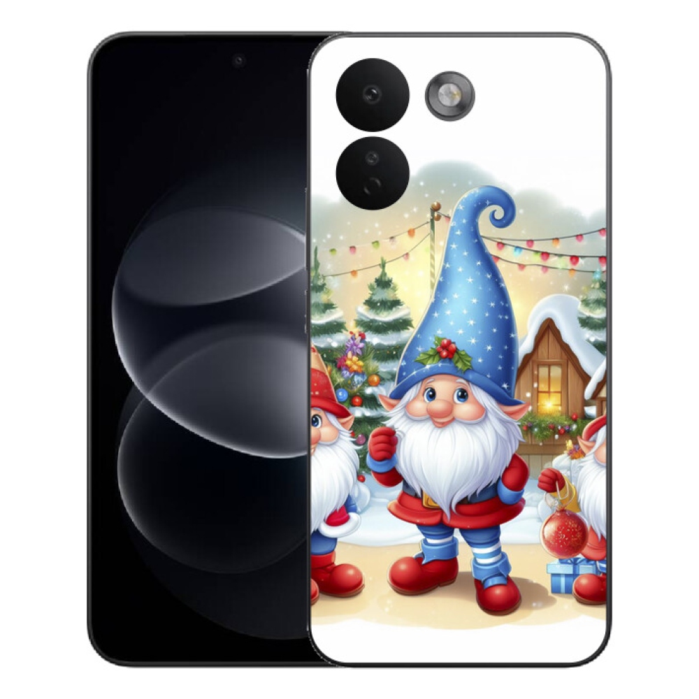 mmCase gél tok a Xiaomi Redmi Note 17 Pro Max 5G-hez – karácsonyi manók