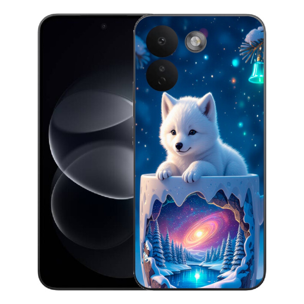 mmCase gél tok a Xiaomi Redmi Note 17 Pro Max 5G-hez – karácsonyi kiskutya