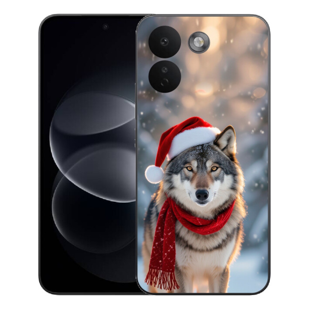 mmCase gél tok a Xiaomi Redmi Note 17 Pro Max 5G-hez – karácsonyi farkas