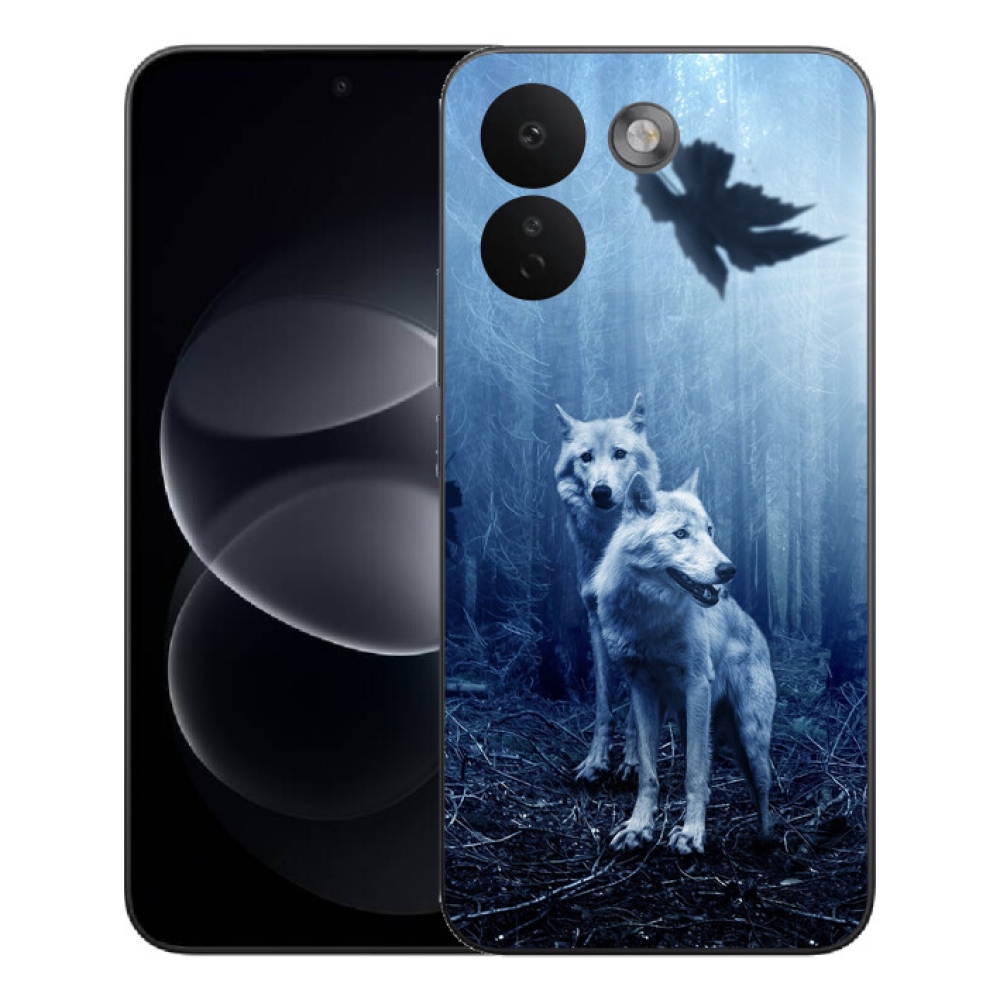 mmCase géltok a Xiaomi Redmi Note 17 Pro Max 5G-hez – farkasok az erdőben