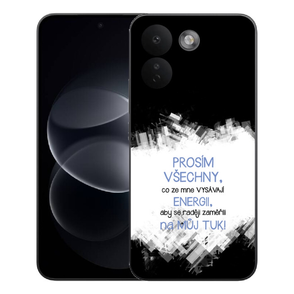 mmCase gél tok a Xiaomi Redmi Note 17 Pro Max 5G-hez – vicces felirat, 1 db, kék