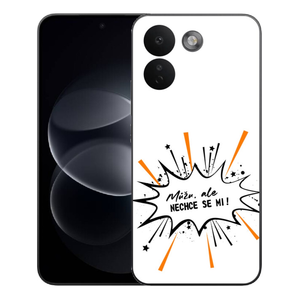 mmCase géltok a Xiaomi Redmi Note 17 Pro Max 5G-hez – vicces felirat, 11, fehér háttér