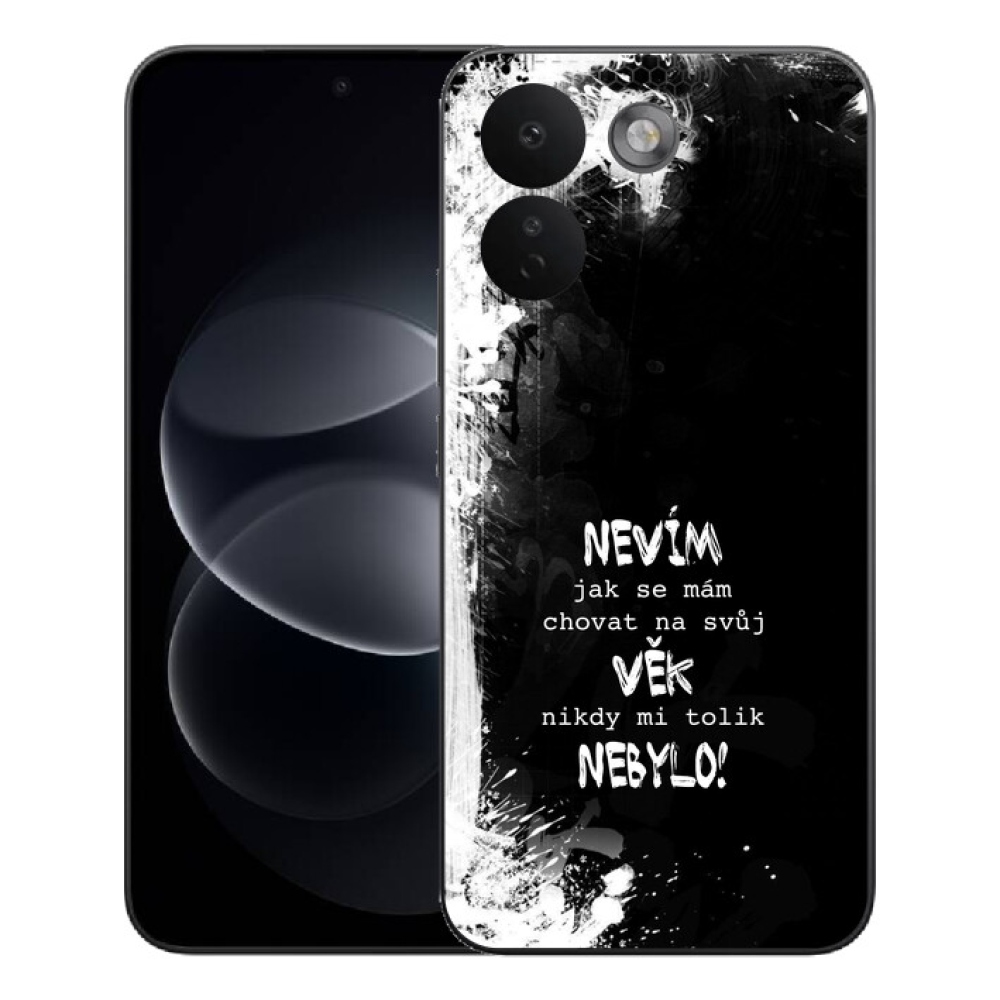 mmCase gél tok a Xiaomi Redmi Note 17 Pro Max 5G-hez – vicces felirat, 14, fekete háttér
