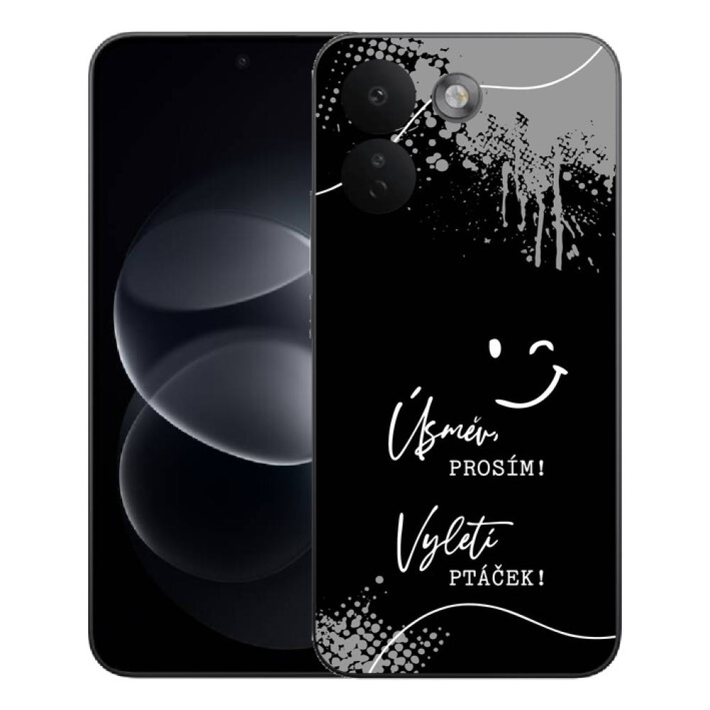 mmCase gél tok a Xiaomi Redmi Note 17 Pro Max 5G-hez – vicces felirat, 4 fekete háttér