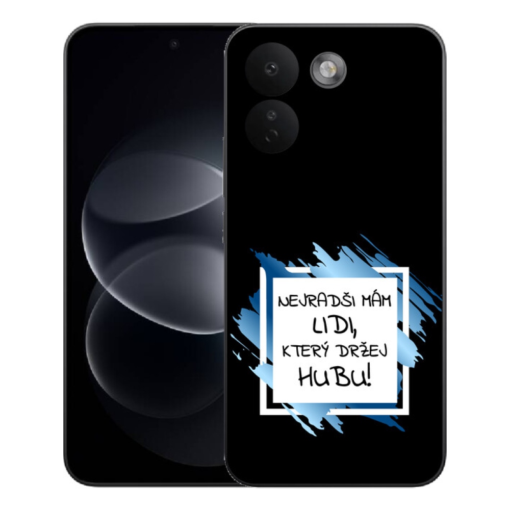 mmCase gél tok a Xiaomi Redmi Note 17 Pro Max 5G-hez – vicces felirat, 7 fekete-fehér háttér