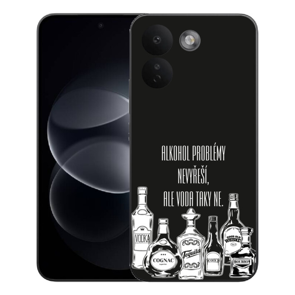 mmCase gél tok a Xiaomi Redmi Note 17 Pro Max 5G-hez – vicces felirat fekete háttérrel