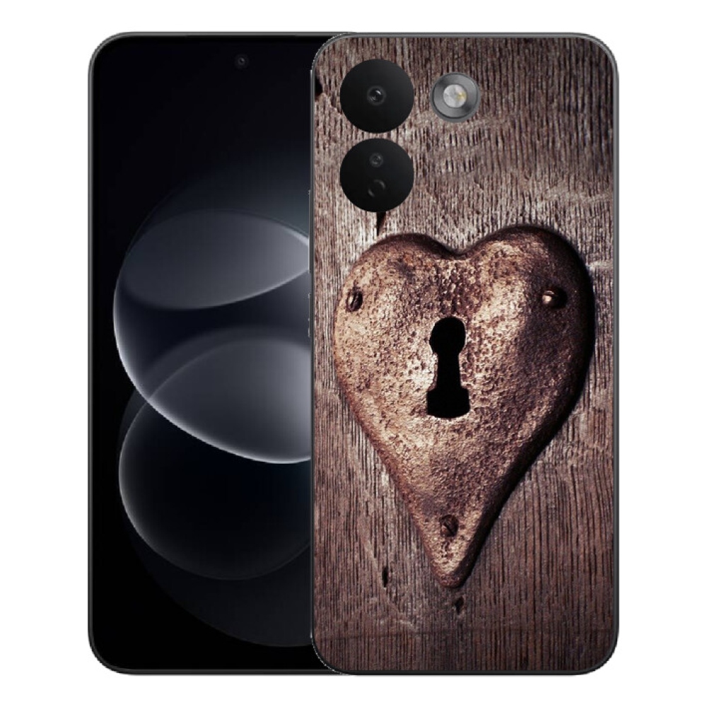 mmCase gél tok a Xiaomi Redmi Note 17 Pro Max 5G-hez – szív alakú zárral