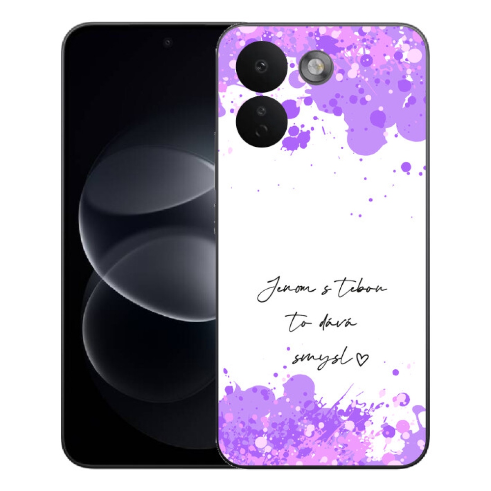 mmCase géltok a Xiaomi Redmi Note 17 Pro Max 5G-hez – „Szerelmes” felirat fehér háttérrel