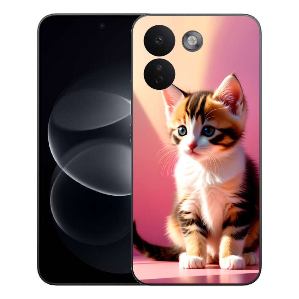 mmCase gél tok a Xiaomi Redmi Note 17 Pro Max 5G-hez – kíváncsi cica 2