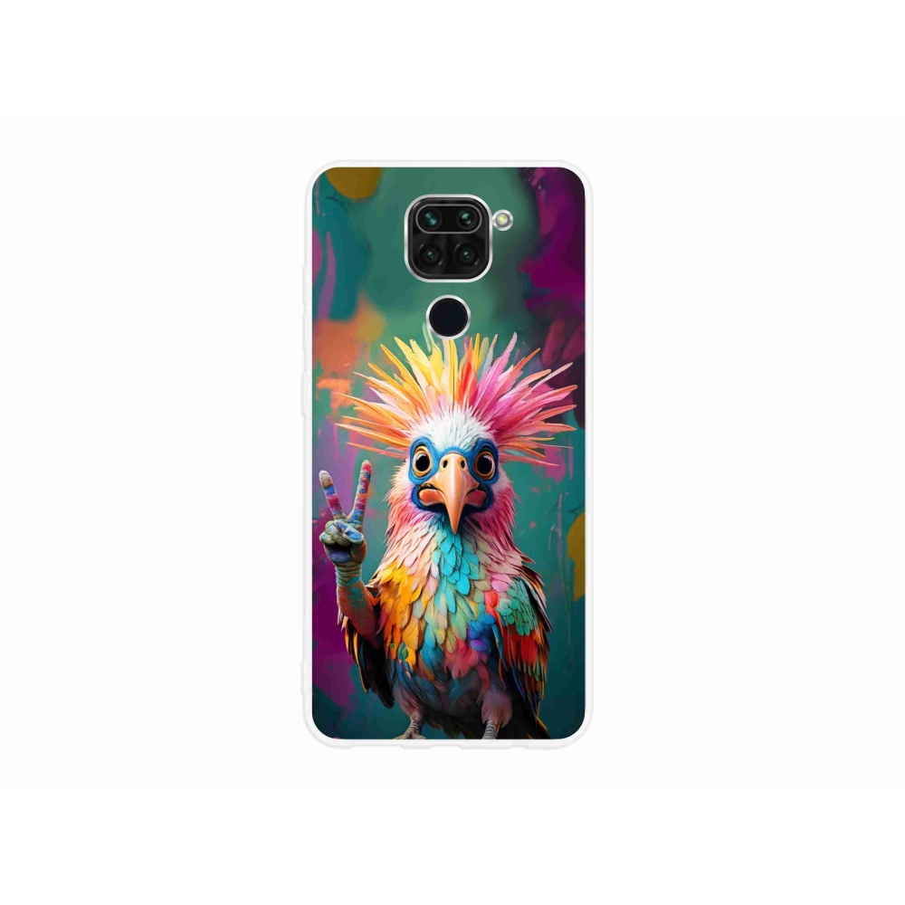 Gél borítás mmCase a Xiaomi Redmi Note 9-hez - színes lázadó