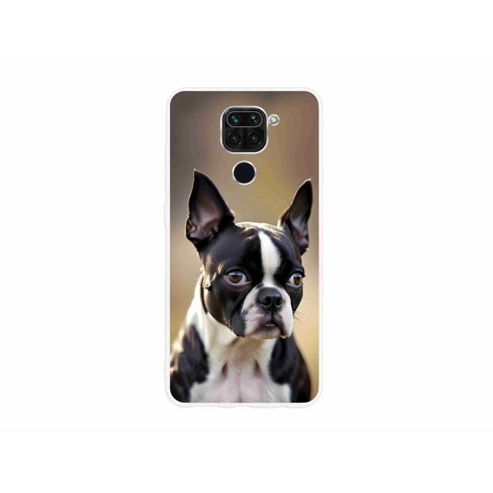 Gél borítás mmCase a Xiaomi Redmi Note 9 készülékhez - Boston Terrier