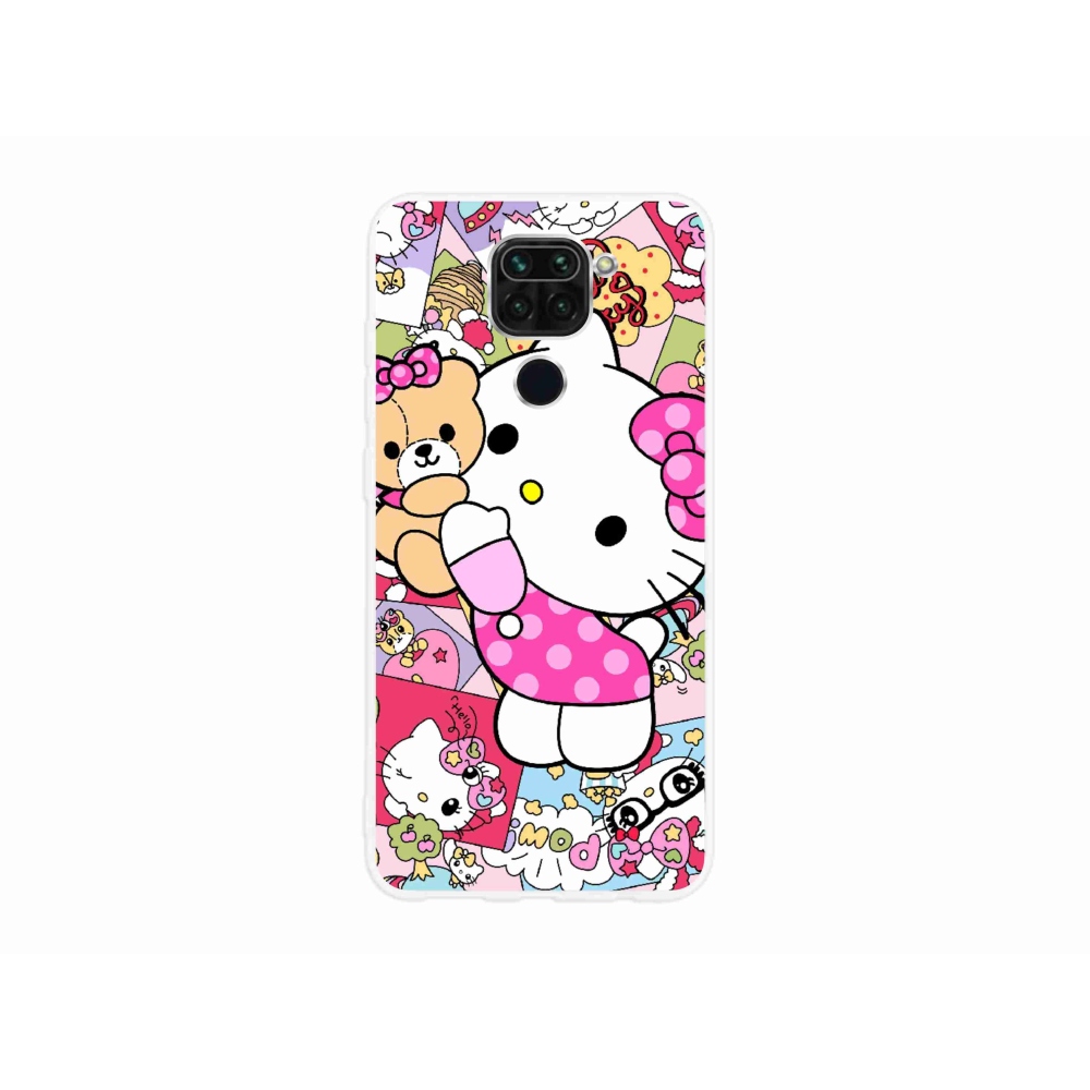 Gél borítás mmCase a Xiaomi Redmi Note 9-hez - aranyos cica