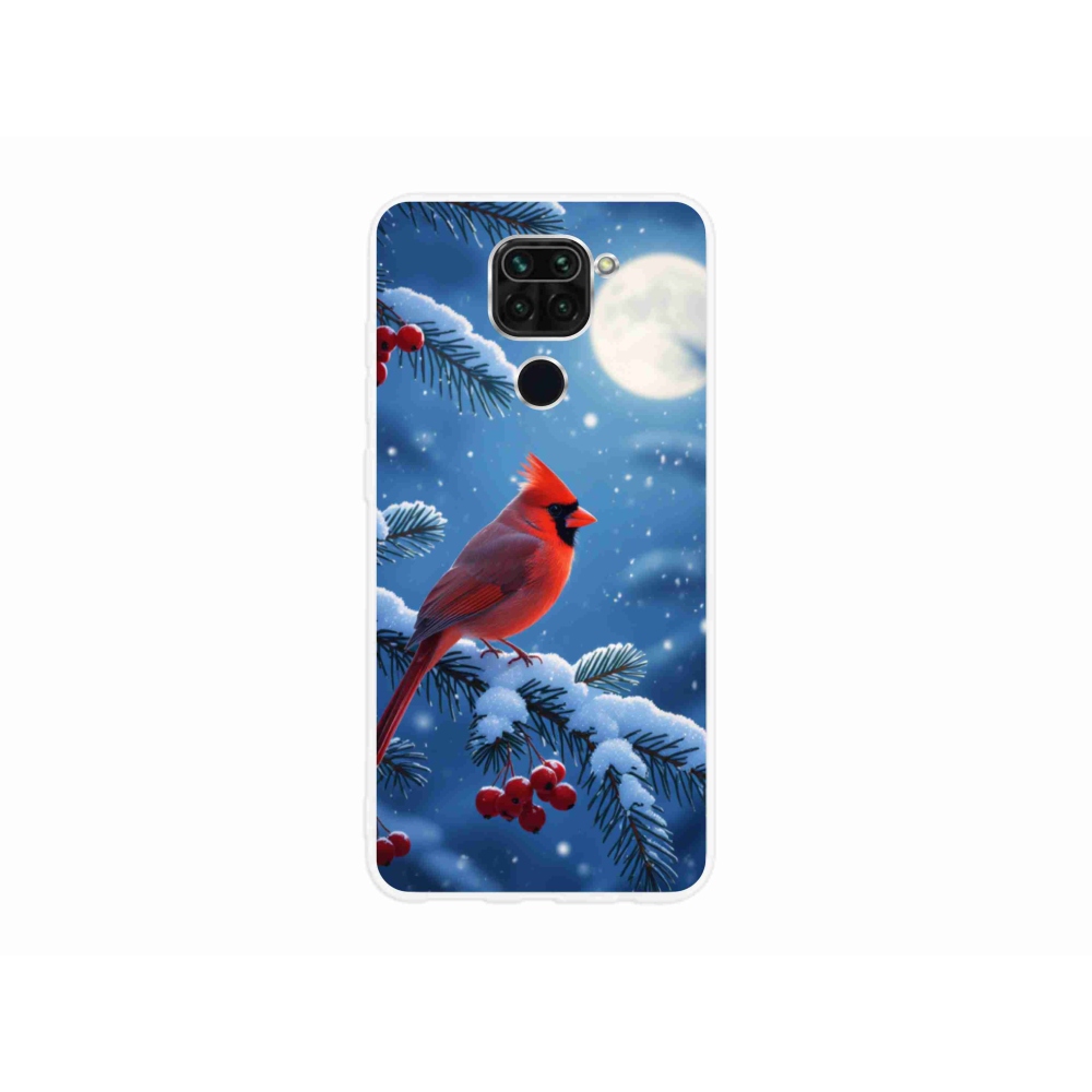 Gél borítás mmCase a Xiaomi Redmi Note 9-hez - kardinálpiros színű