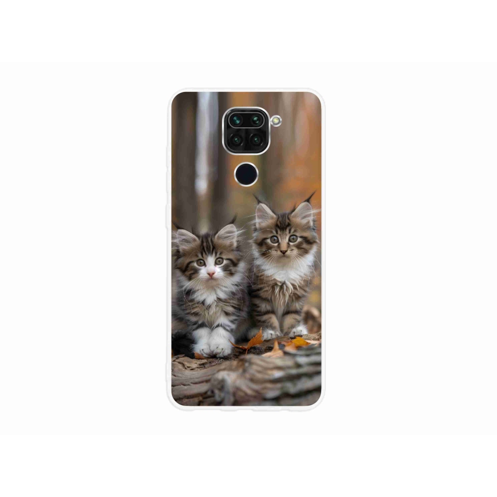 Gél borítás mmCase a Xiaomi Redmi Note 9-hez - cat duo 3