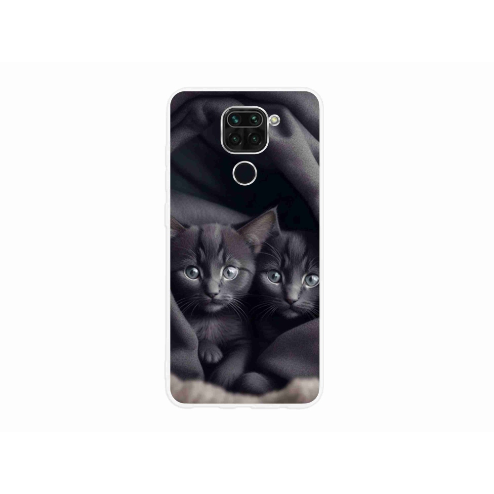 Gél borítás mmCase a Xiaomi Redmi Note 9-hez - cat duo