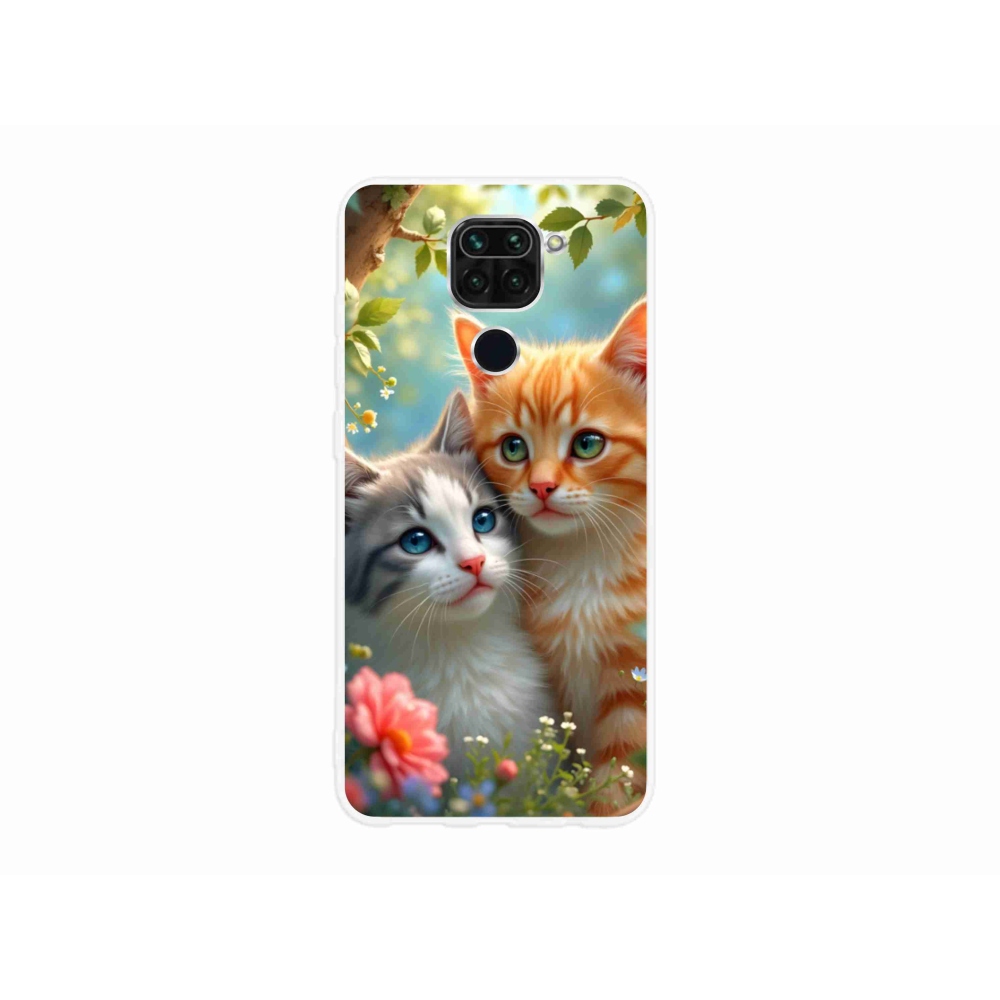 Gél borítás mmCase a Xiaomi Redmi Note 9-hez - macskaszerelem 2