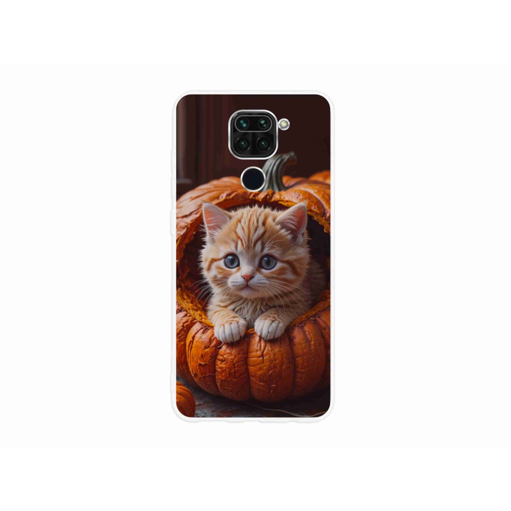 Gél borítás mmCase a Xiaomi Redmi Note 9-hez - cica és tök 2