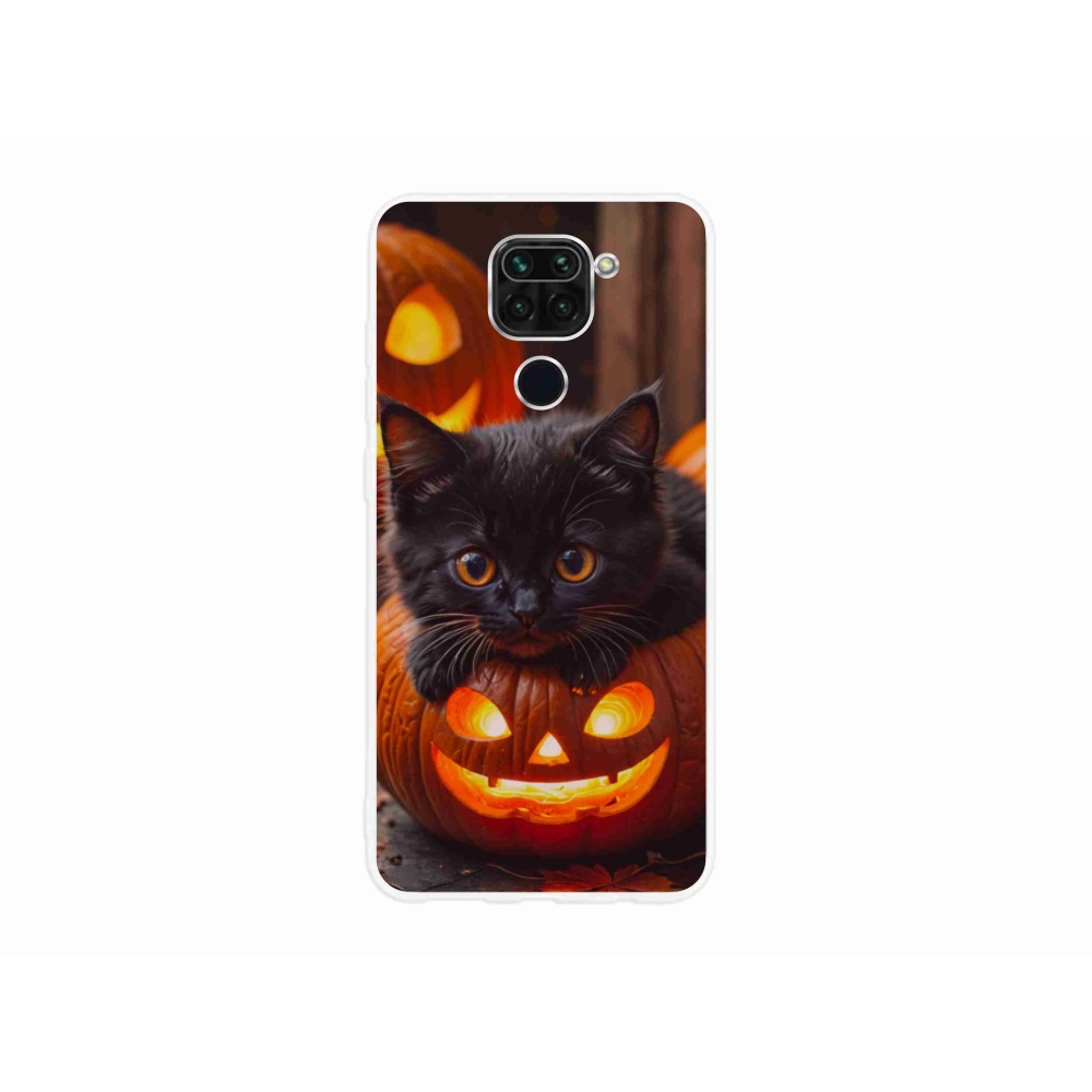 Gél borítás mmCase a Xiaomi Redmi Note 9-hez - cica és tök