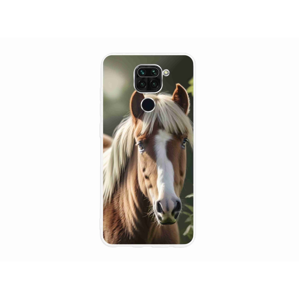 Gél borítás mmCase a Xiaomi Redmi Note 9-hez - ló könnyű sörénnyel