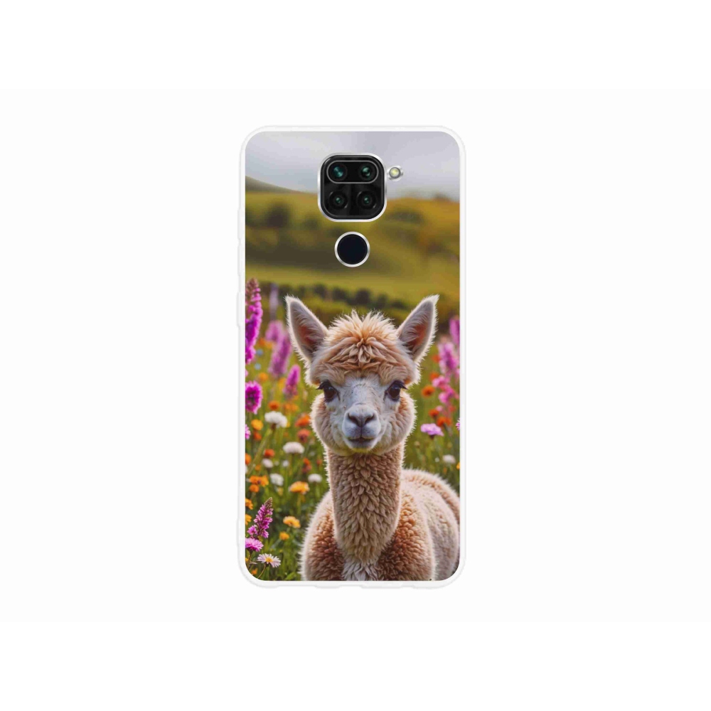 Gél borítás mmCase a Xiaomi Redmi Note 9-hez - láma a réten