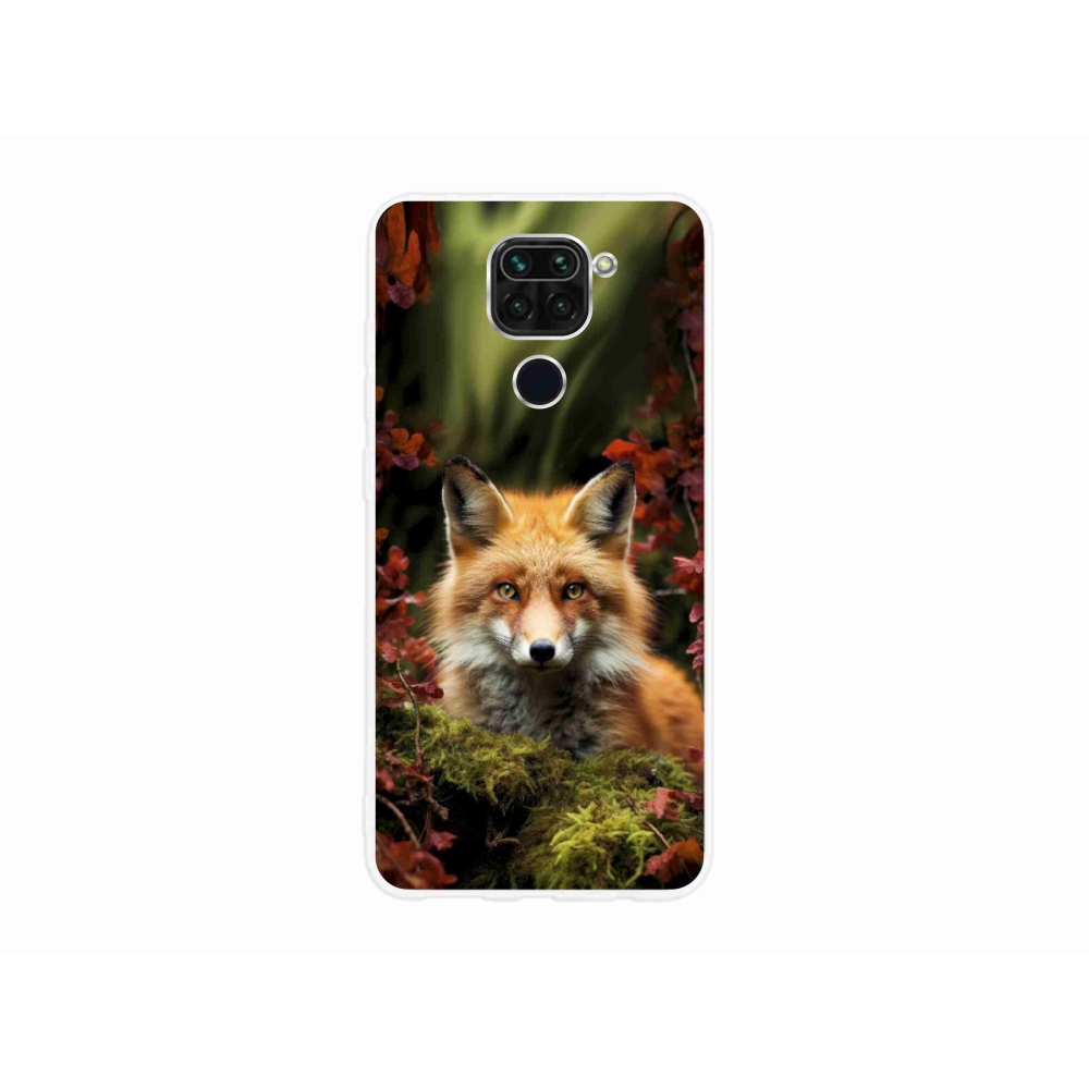 Gél borítás mmCase a Xiaomi Redmi Note 9-hez - róka az erdőben