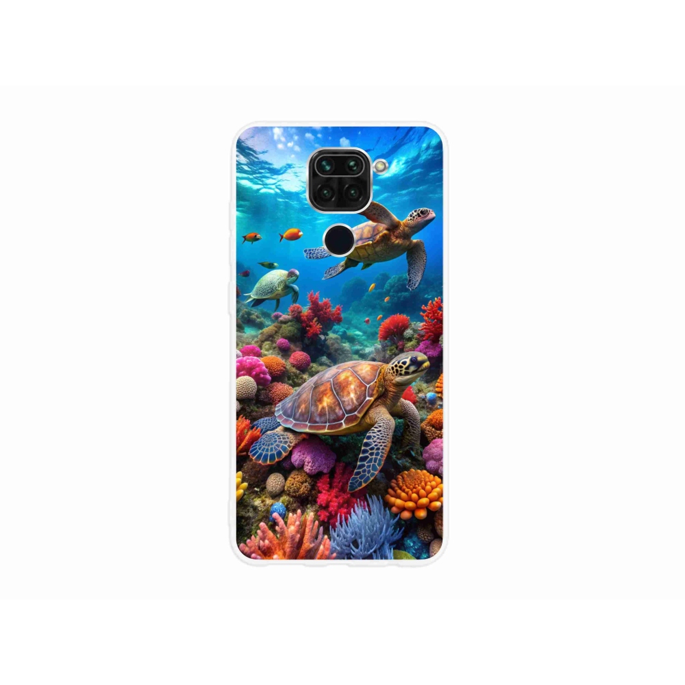 Gél borítás mmCase a Xiaomi Redmi Note 9-hez - Sea World 2