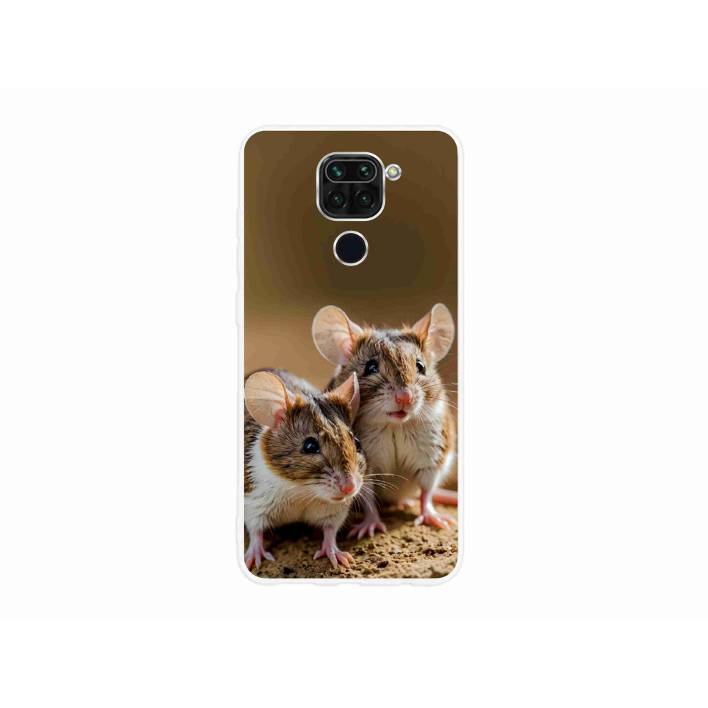 Gél borítás mmCase a Xiaomi Redmi Note 9-hez - egér duó
