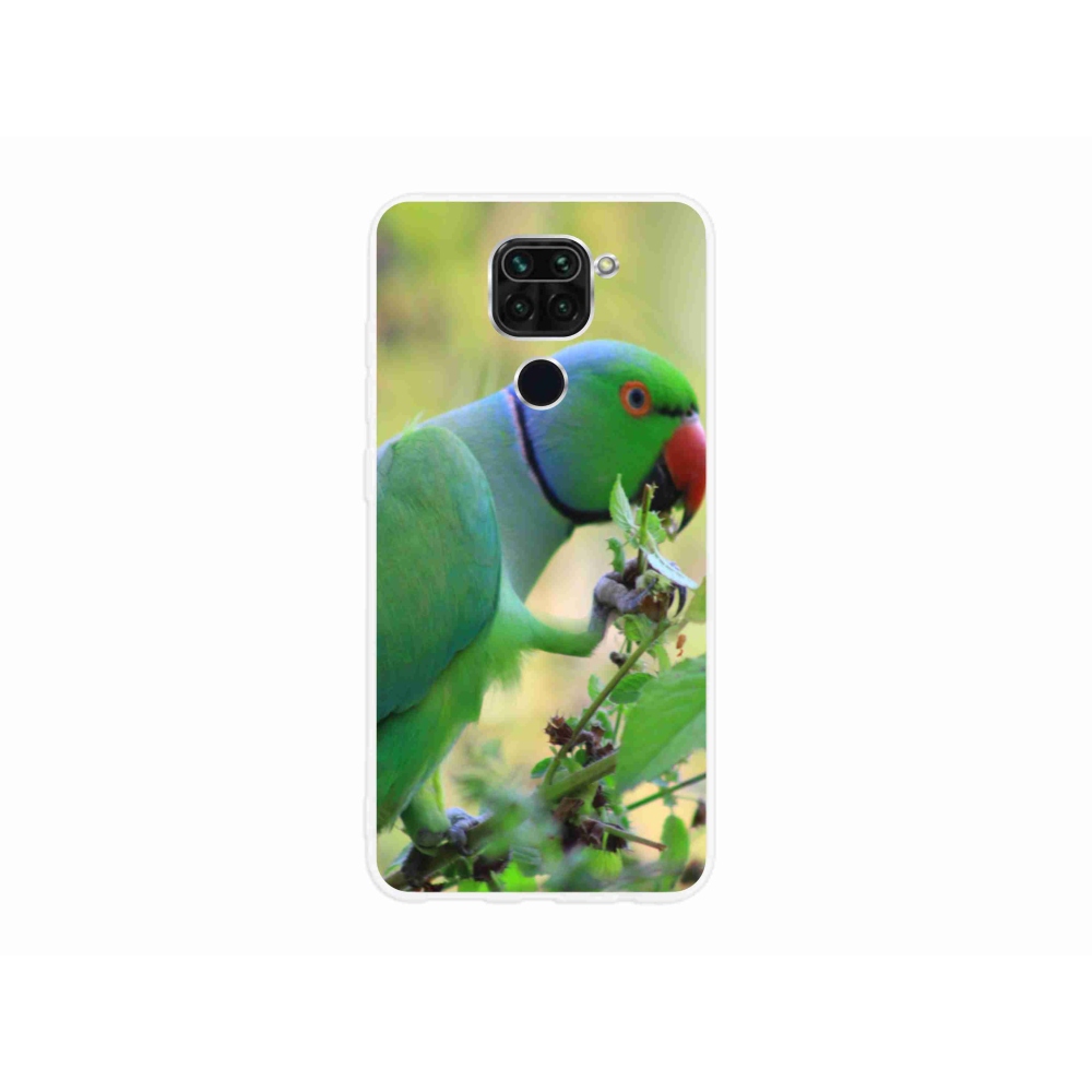 Gél borítás mmCase a Xiaomi Redmi Note 9-hez - papagáj alexandr
