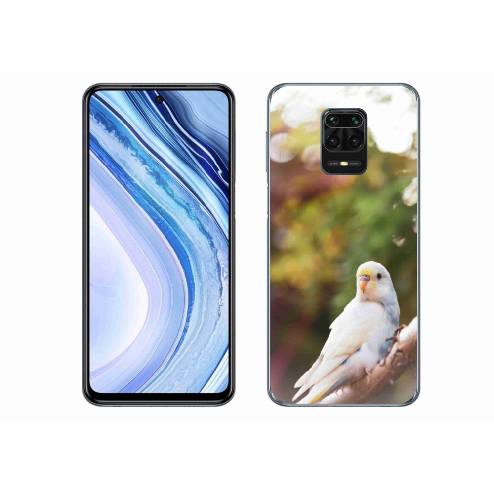 Gél borítás mmCase a Xiaomi Redmi Note 9 Pro készülékhez - andulka fehér