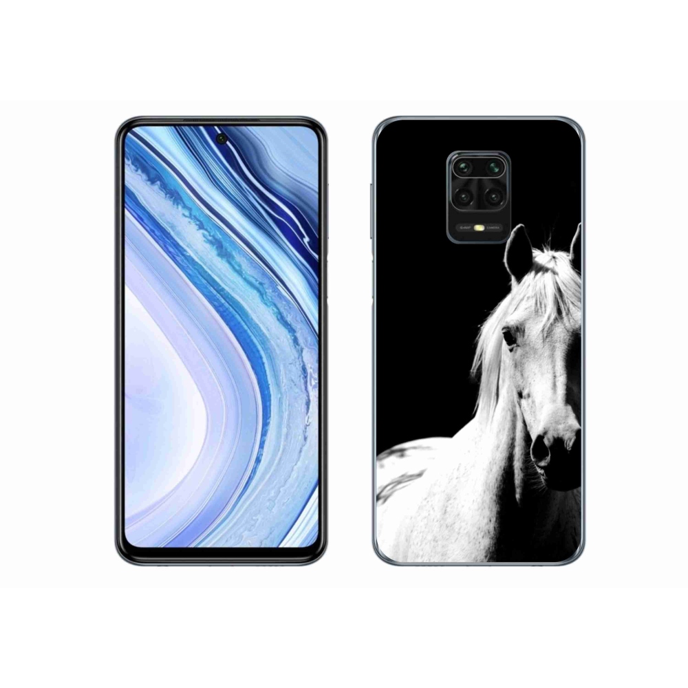 Gél borítás mmCase a Xiaomi Redmi Note 9 Pro-hoz - fehér ló 5