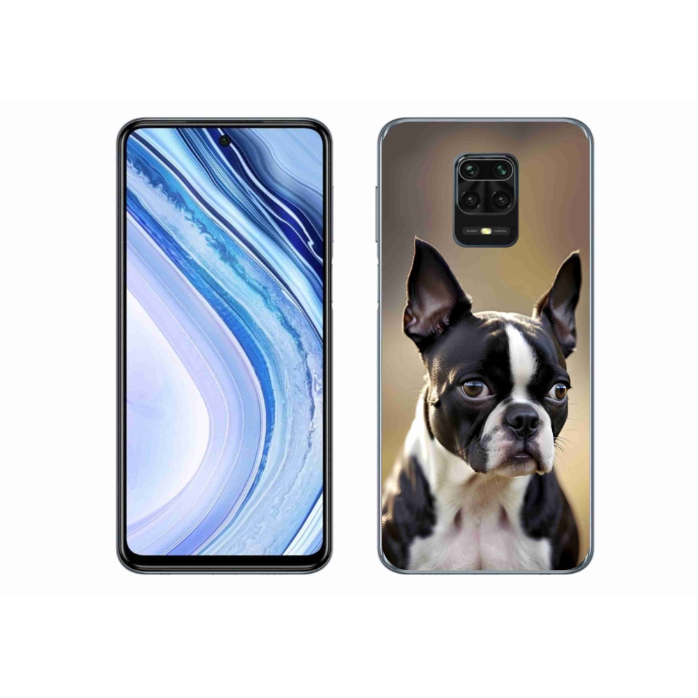 Gél borítás mmCase a Xiaomi Redmi Note 9 Pro készülékhez - Boston Terrier